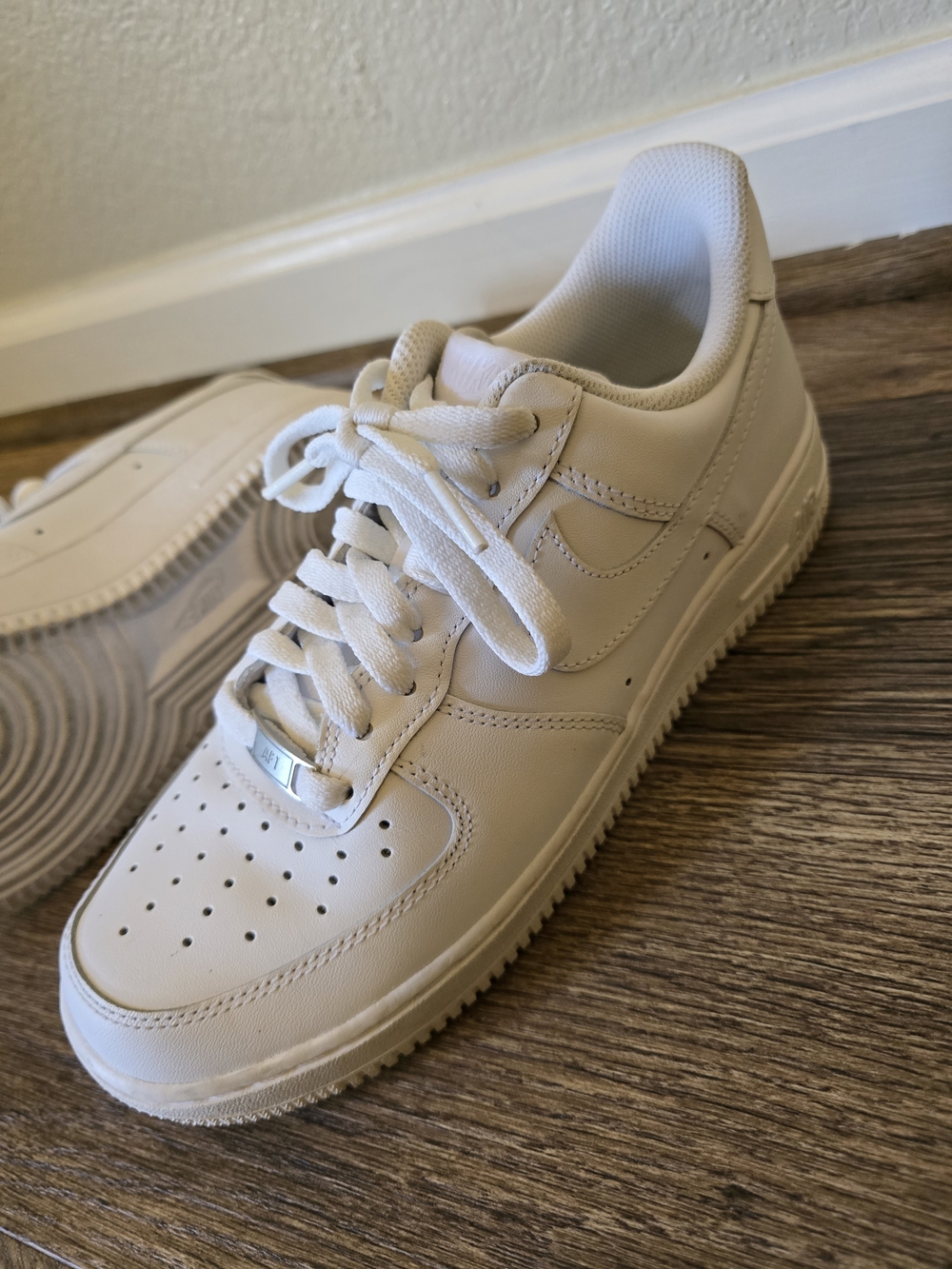 Nike Air Force 1 Low White Leather Sneakers